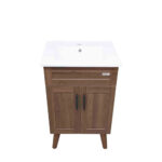 Kit Mueble Vanitorio Elegance Nogal / 50x80x4Ocm - Imagen 2