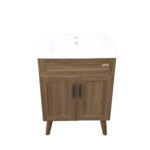 Kit Mueble Vanitorio Elegance Nogal / 60x80x4Ocm - Imagen 2