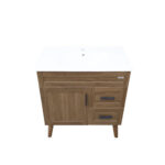 Kit Mueble Vanitorio Elegance Nogal / 80x80x47cm - Imagen 2