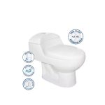 Wc One Piece New Ciro Descarga 30cm A Piso - Imagen 2