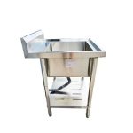 Lavafondo Acero Inox Con Repisa 63x67x80-93cm - Imagen 4
