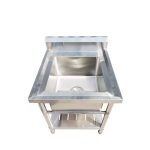 Lavafondo Acero Inox Con Repisa 63x67x80-93cm - Imagen 5