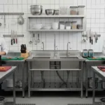 Lavafondo Acero Inox Doble Con Repisa 120x60cm 1821