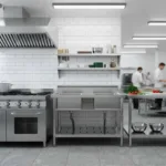 Lavafondo Acero Inox Doble Con Repisa 120x60cm 1821 - Imagen 3