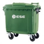 Contenedor de Basura Plástico 770 Lt Alemán VERDE GRIS GRAFITO