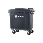Contenedor de Basura Plástico 770 Lt Alemán VERDE GRIS GRAFITO - Imagen 2