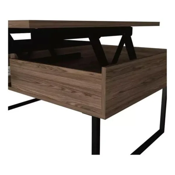 Mesa Centro Funcional 101x61x45-57 Cms Coñac-wengue - Imagen 3