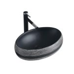 Lavamanos Sobreponer SLC880 INCA BLACK / 47,5x34x14,5cm No incluye grifería - Imagen 3