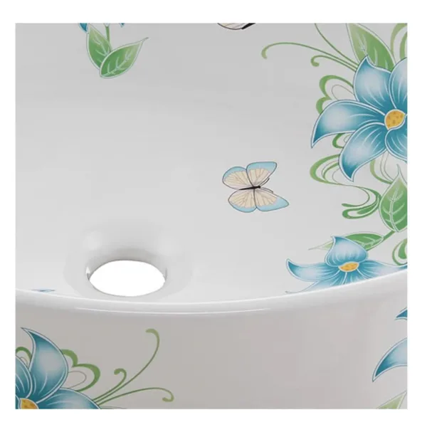 Lavamanos Sobreponer SLC851 ORQUIDEA / 50x36x13,5cm No incluye grifería - Imagen 3