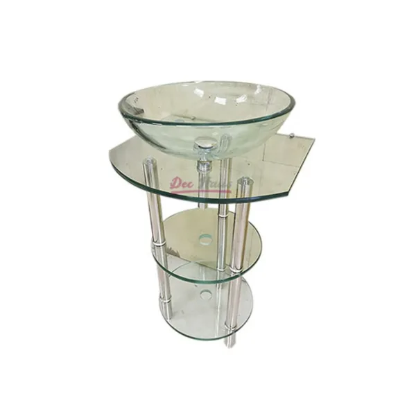 Vanitorio Vidrio Templado con Doble Repisa. - Imagen 5