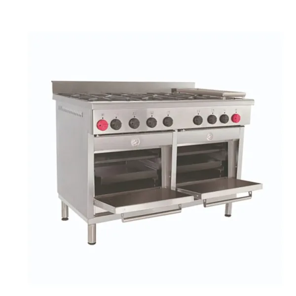 Cocina 6 platos 2 hornos, 1 plancha churrasquera - Imagen 2