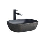 Lavamanos Sobreponer SLC895-ARENA DORADO / 46,5x33x13,5cm No Incluye Grifería - Imagen 3