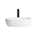 Lavamanos Sobreponer SLC879B Blanco / 47,5x34x14cm No incluye grifería - Imagen 2