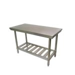Mesón Acero Inox Con Parrilla Inferior 120x60x80cm