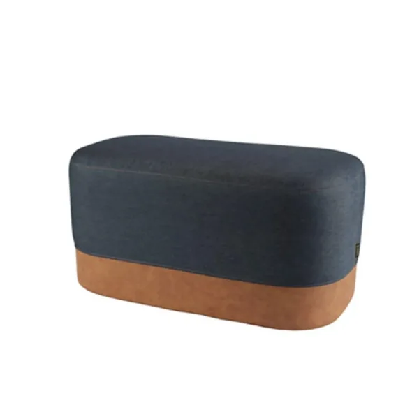 LOW POUF RECTANGULAR JEANS UBUNTU - Imagen 2