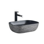 Lavamanos Sobreponer SLC895-CINTA BLANCA / 46,5x33x13,5cm No Incluye Grifería - Imagen 3