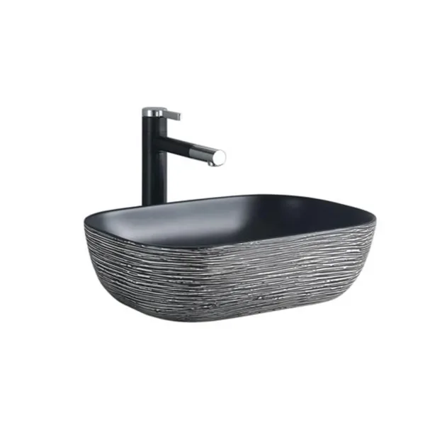 Lavamanos Sobreponer SLC895-CINTA BLANCA / 46,5x33x13,5cm No Incluye Grifería - Imagen 3