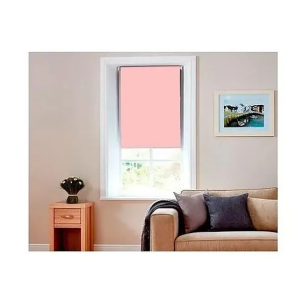 Cortina Roller Blackout 100x165 Cm Rosa - Imagen 2