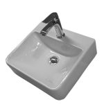 Lavamanos Sobreponer SLC940-B / 41x37x13cm No Incluye Grifería