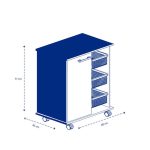 Mueble Base Microondas Verdulero - Imagen 3