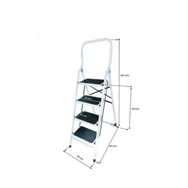 Escalera Plegable 4 Peldaños Altura 94cms - Imagen 4