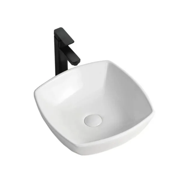 Lavamanos Sobreponer SLC862B / 42x42x13cm No incluye grifería - Imagen 2