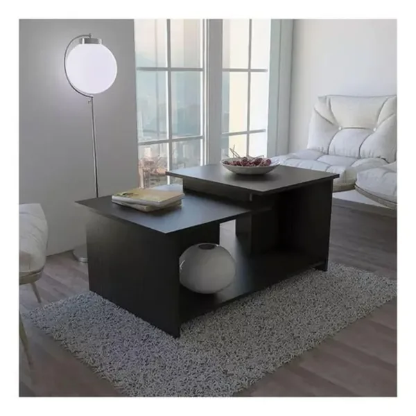 Mesa De Centro Wema Wengue 89x53x42 Cms Mlw 648 - Imagen 6