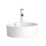 Lavamanos Sobreponer SLC913B / 37x37x14,5cm No Incluye Grifería