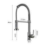 Llave Monomando Cocina Con Boquilla Extraíble 44cms