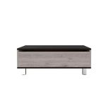 Mesa De Centro Funcional 5g-2 Ceniza-wengue Mzw6269 80x54x55 - Imagen 5