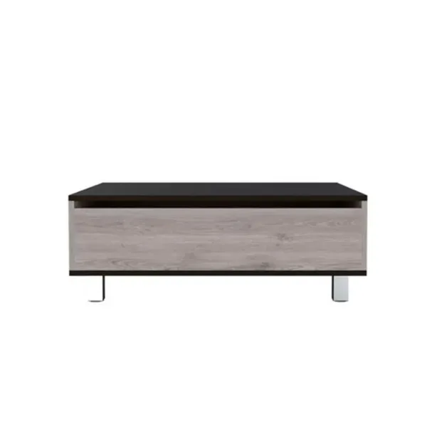 Mesa De Centro Funcional 5g-2 Ceniza-wengue Mzw6269 80x54x55 - Imagen 5