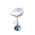 Silla Bar Bemus 62-82 Cms Alt. Total 103cm Ecocuero Blanco