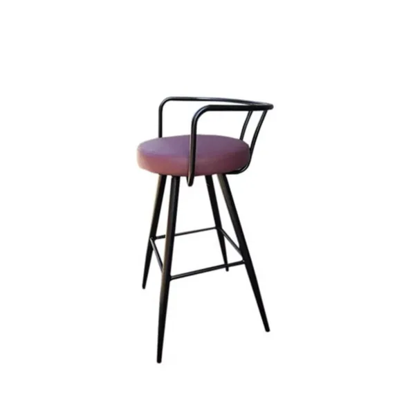 Silla Taburete Bar Dechaüs Cuero-metal 75x46cm J8-47 - Imagen 3