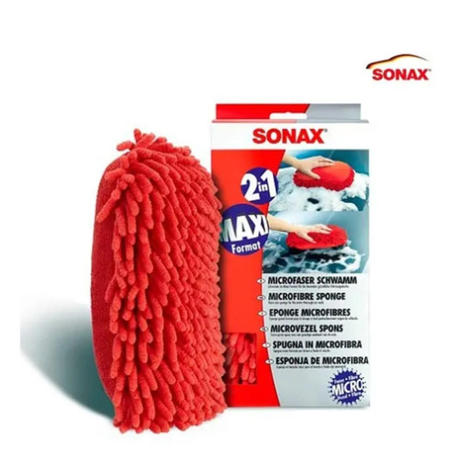 60106250 Esponja De Microfibra Para Lavado De Autos Sonax - Imagen 1