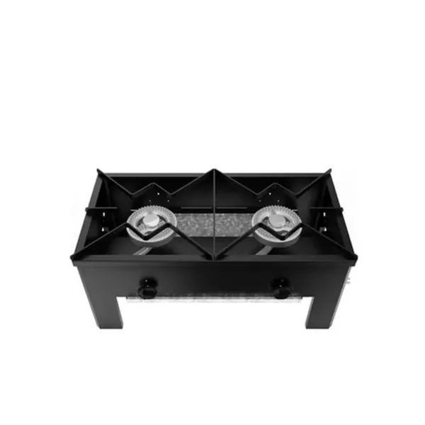 Anafe Negro 2 Platos Bajo 43x43 Maigas - Imagen 4