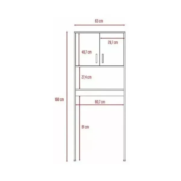 Optimizador De Baño Bath 63a Blanco 63x25x160 Cms - Imagen 5