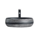 Lavamanos Sobreponer SLC880 INCA BLACK / 47,5x34x14,5cm No incluye grifería - Imagen 2