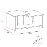 Mesa De Centro Wema 89x53x42 Mlc 4401 Conac - Imagen 7