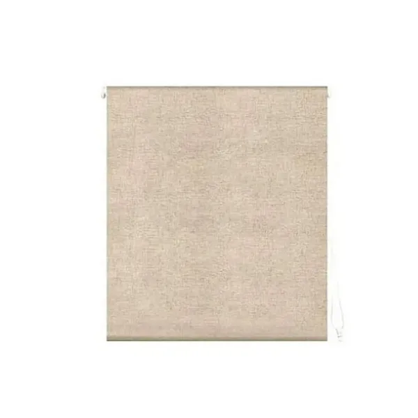 Cortina Roller Blackout 100x250 Cm Textura Beige - Imagen 2