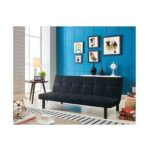 Futon New Neoanis Negro Pu 178x68 Cms