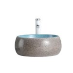 Lavamanos Sobreponer SLC822 MAR EGEO / 40x40x15,5cm No incluye grifería
