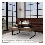 Mesa Centro Funcional 101x61x45-57 Cms Coñac-wengue - Imagen 6