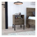 Velador Soho S60 Bellota-madera Metal Mlb 7209 40x35x60 - Imagen 4