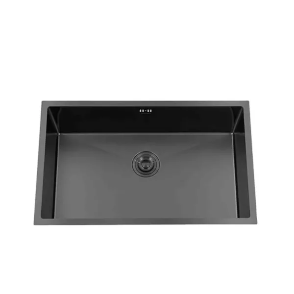 Lavaplatos Deluxe Domsa MDS8050B-BLACK SIN/L Bajo Cubierta / 80x50x21cm (Incluye Accesorios) - Imagen 2