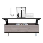 Mesa De Centro Funcional 5g-2 Ceniza-wengue Mzw6269 80x54x55 - Imagen 3