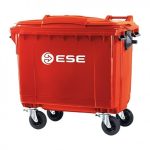 Contenedor de Basura Plástico 770 Lt Alemán AZUL-ROJO-AMARILLO - Imagen 2