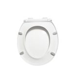 Asiento Para Wc Redondo 2 Piezas Dec-Haus Cierre Suave - Imagen 2