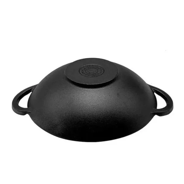 Wok Fierro Fundido 30 Cms La Creole - Imagen 3