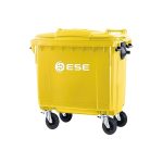 Contenedor de Basura Plástico 770 Lt Alemán AZUL-ROJO-AMARILLO