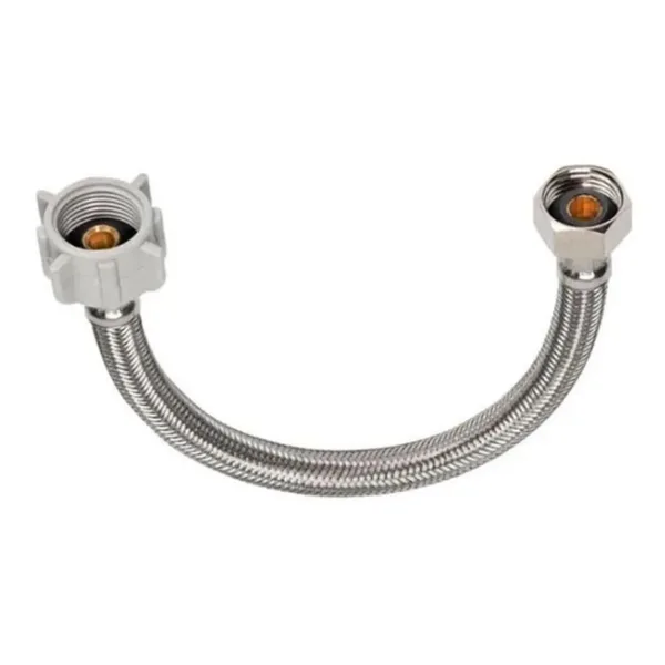 Kit Flexible 1/2×7/8x30cms C/llave Angular Para Wc - Imagen 3